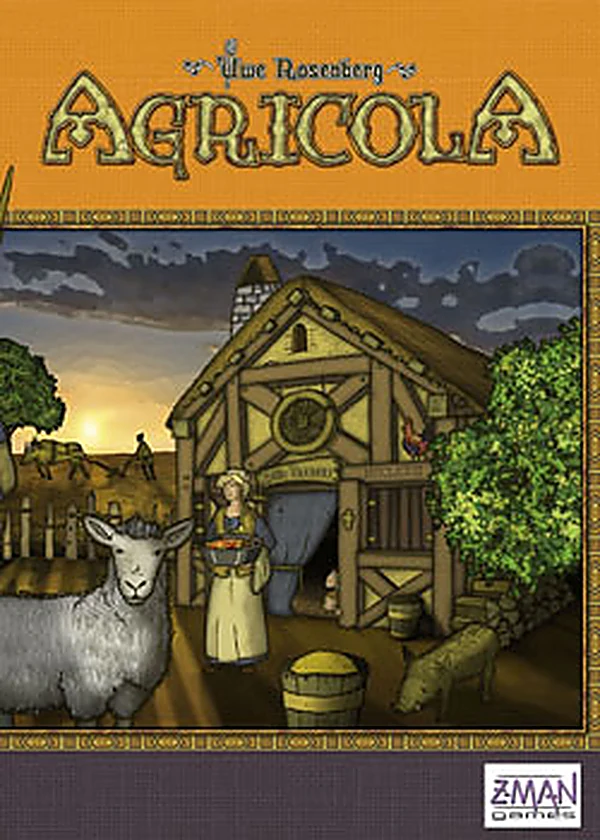 Portada del juego de mesa Agrícola (Uwe Rosenberg)