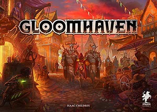 Portada del juego de mesa Gloomhaven (Cephalofair Games)