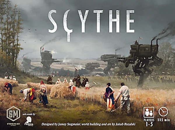 Portada del juego de mesa Scythe (Stonemaier Games)