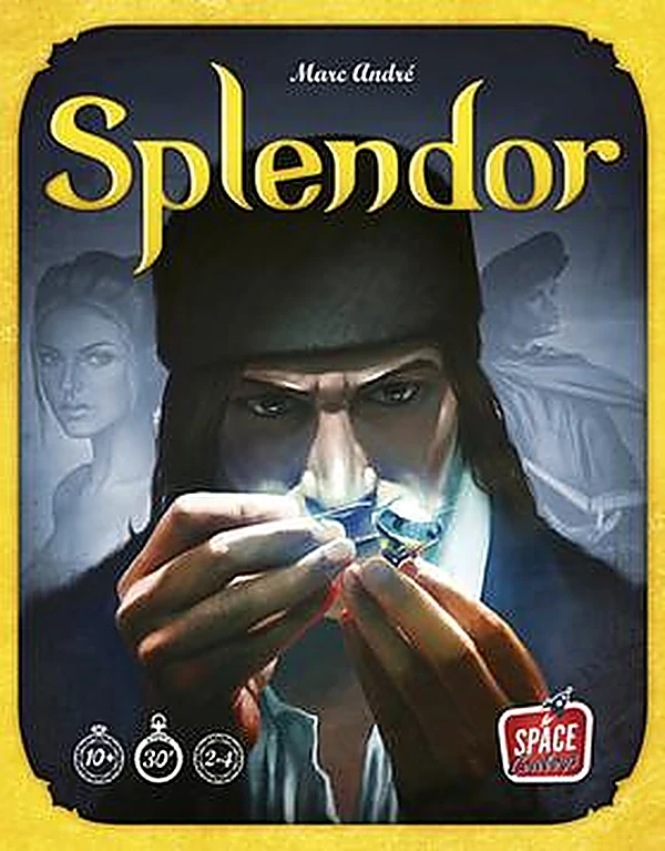 Portada del juego de mesa Splendor (Space Cowboys)