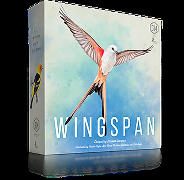 Portada del juego de mesa Wingspan/Envergadura (Stonemaier Games)